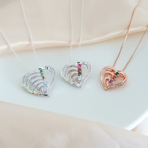Etsy birthstone necklace hot sale