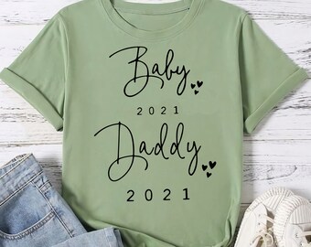 Tee Shirt Papa Bebe Assorti Ensemble Famille Tee Shirt Papa Etsy