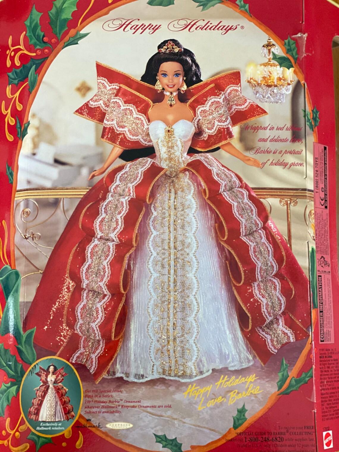 MISPRINT 1997 Holiday Barbie | Etsy