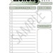 Printable 7 Day Planner Digital Download Retro Green - Etsy