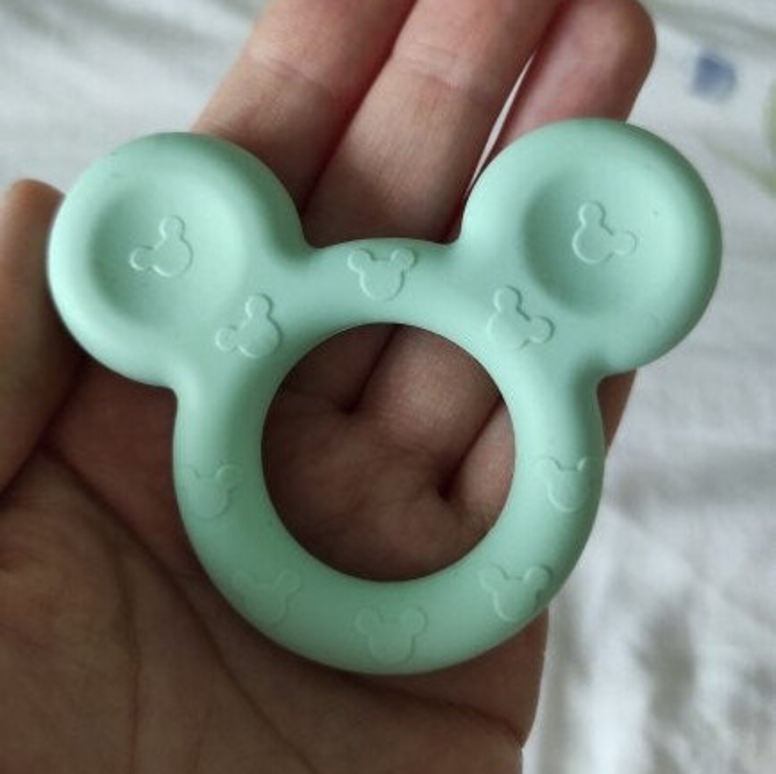 Mickey Mouse Food Grade silicone Teether Cartoon Teether Etsy
