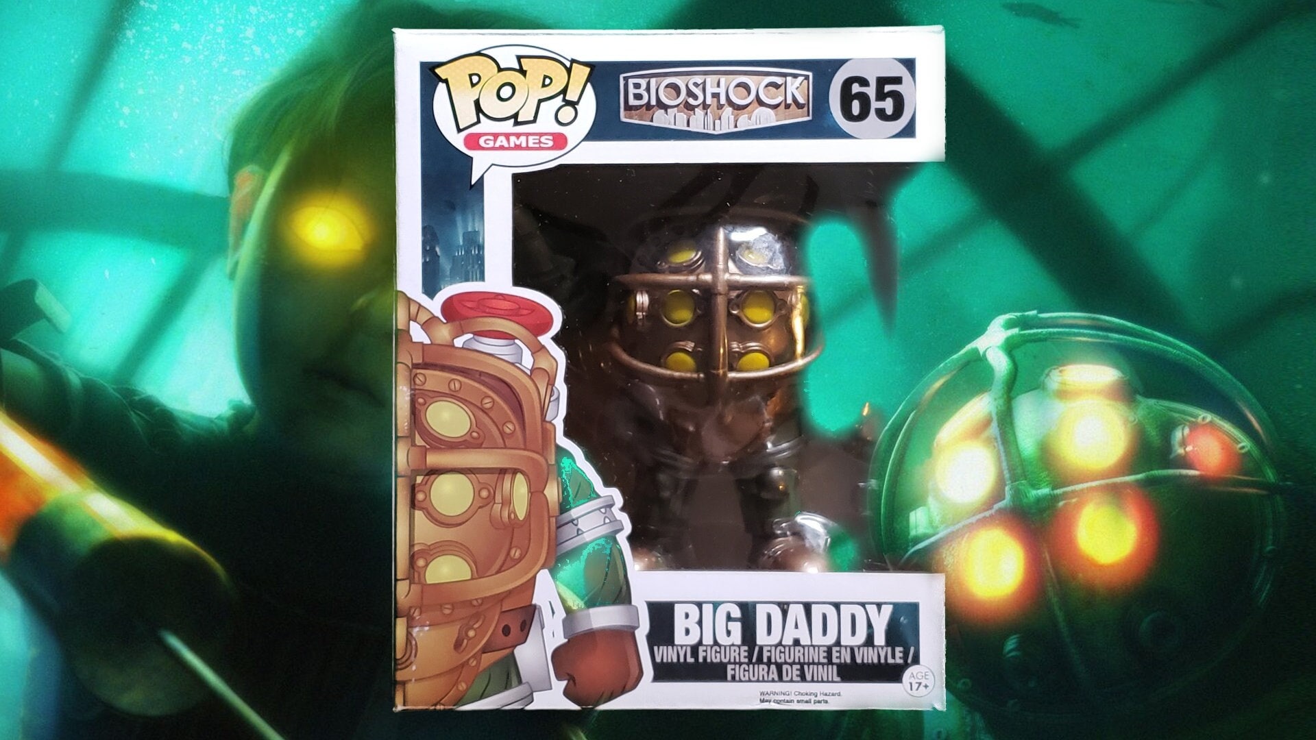 tragt sand Karu Vintage Brand New Funko Pop Bioshock Evil big Daddy - Etsy