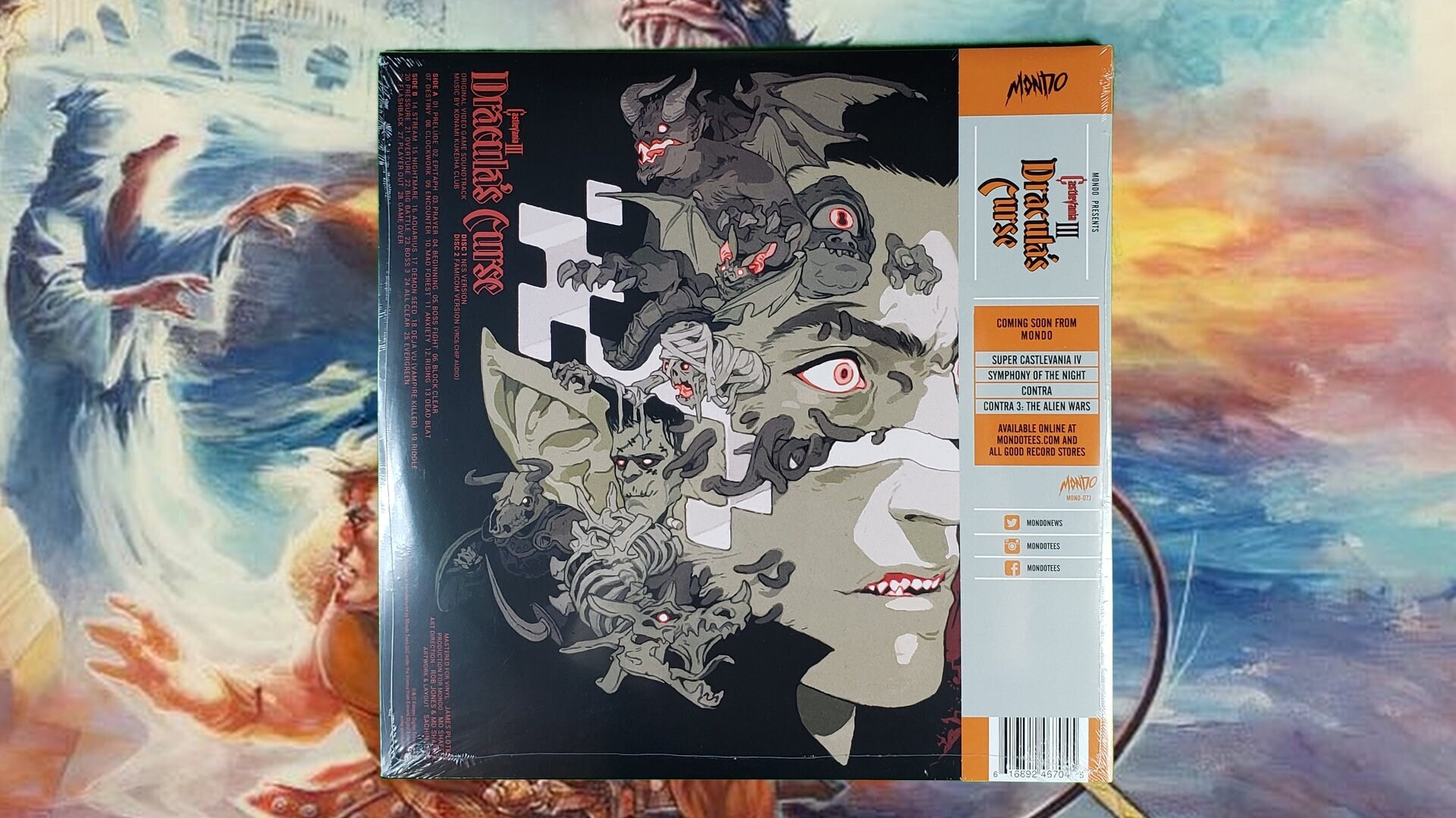Castlevania 3 Dracula's Curse Mondo News ビニール CD