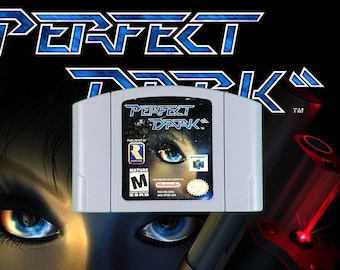 Dark, Vintage Nintendo 64 Game Cartridge