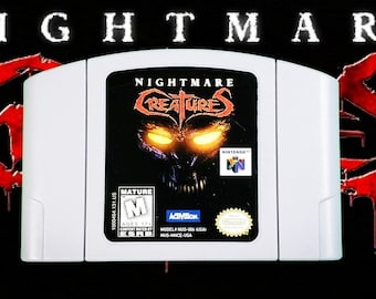 Vintage Nightmare Creatures Nintendo 64 Tested Excellent