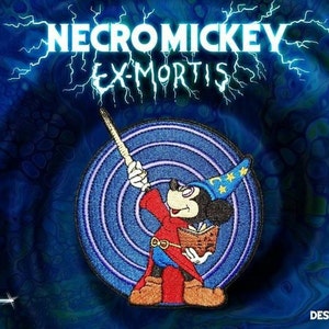 Necro Mickey Ex-Mortis Iron-On Patch