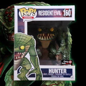 Vintage Brand New Funko Pop Resident Evil (Hunter) Pop Vinyl Figure
