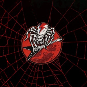 Spider From Mars 3.5 Inch Iron On Patch
