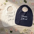 Brides gotta eat Bib • Wedding Clothing Protector • Washable Bridal Shower Gift • Engagement Gift • Adult Bib • Outdoor Wedding Reception product logo