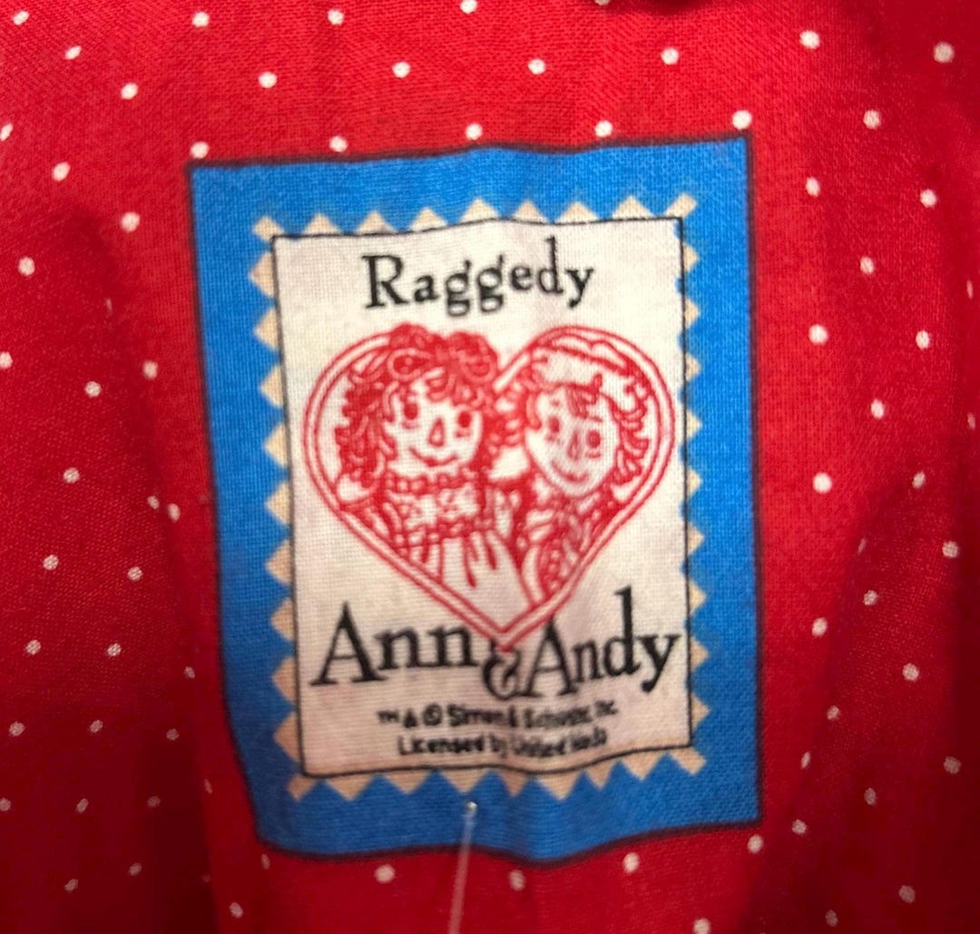 Raggedy Ann and Andy Vintage Handmade Daisy Kingdom Sun Dress or