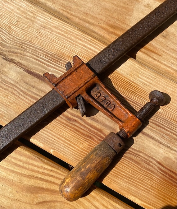 Jorgensen 3701 3703 Vintage Bar Clamp W Long Arm and