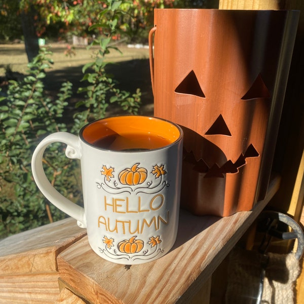 Tasse à café citrouille Hello Autumn Spectrum Designs