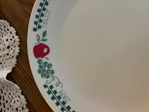 Corelle Farm Fresh Dinner Plates Set of 3 Vintage Red Apple Jam