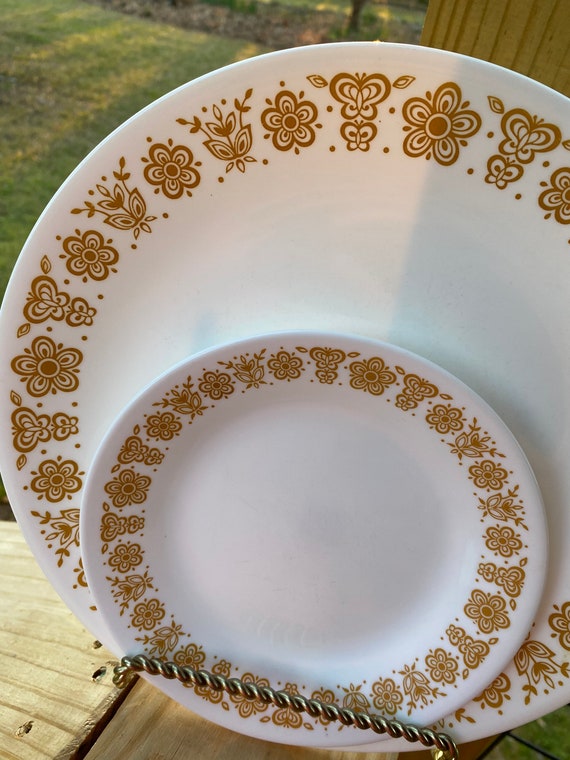 Corelle Golden Butterfly Dinnerware 11-piece Set Dinner Plate