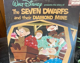 1966年 七人の小人とダイヤモンド鉱山 33 1/3 RPMレコードジャケット