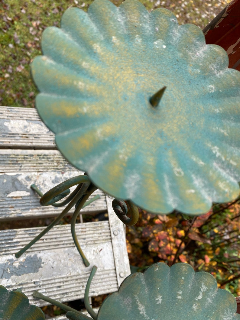 Wrought Iron Pillar Candle Holders Set of 3 Tall Medium and Etsy