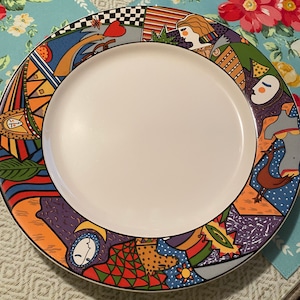 VitroMaster Metropotitan Serving Platter/Chop Plate 1991 Indonesia