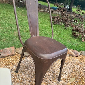 Rustikale Metall Cafe Stühle Terrasse Gartenstühle 2er Set Vintage