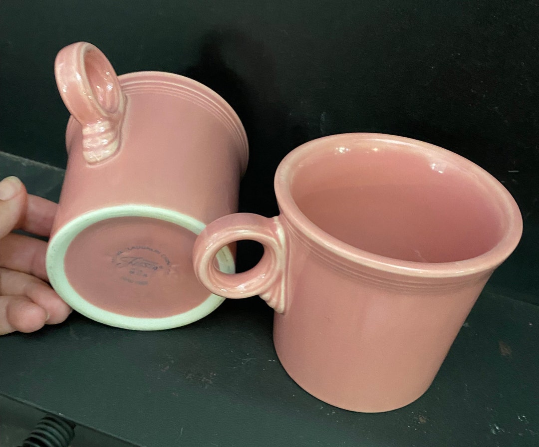 フィエスタ コーヒー ティー マグカップ ローズピンク モーブ 6個