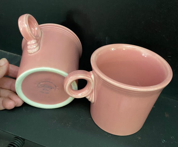 フィエスタ コーヒー ティー マグカップ ローズピンク モーブ 6個