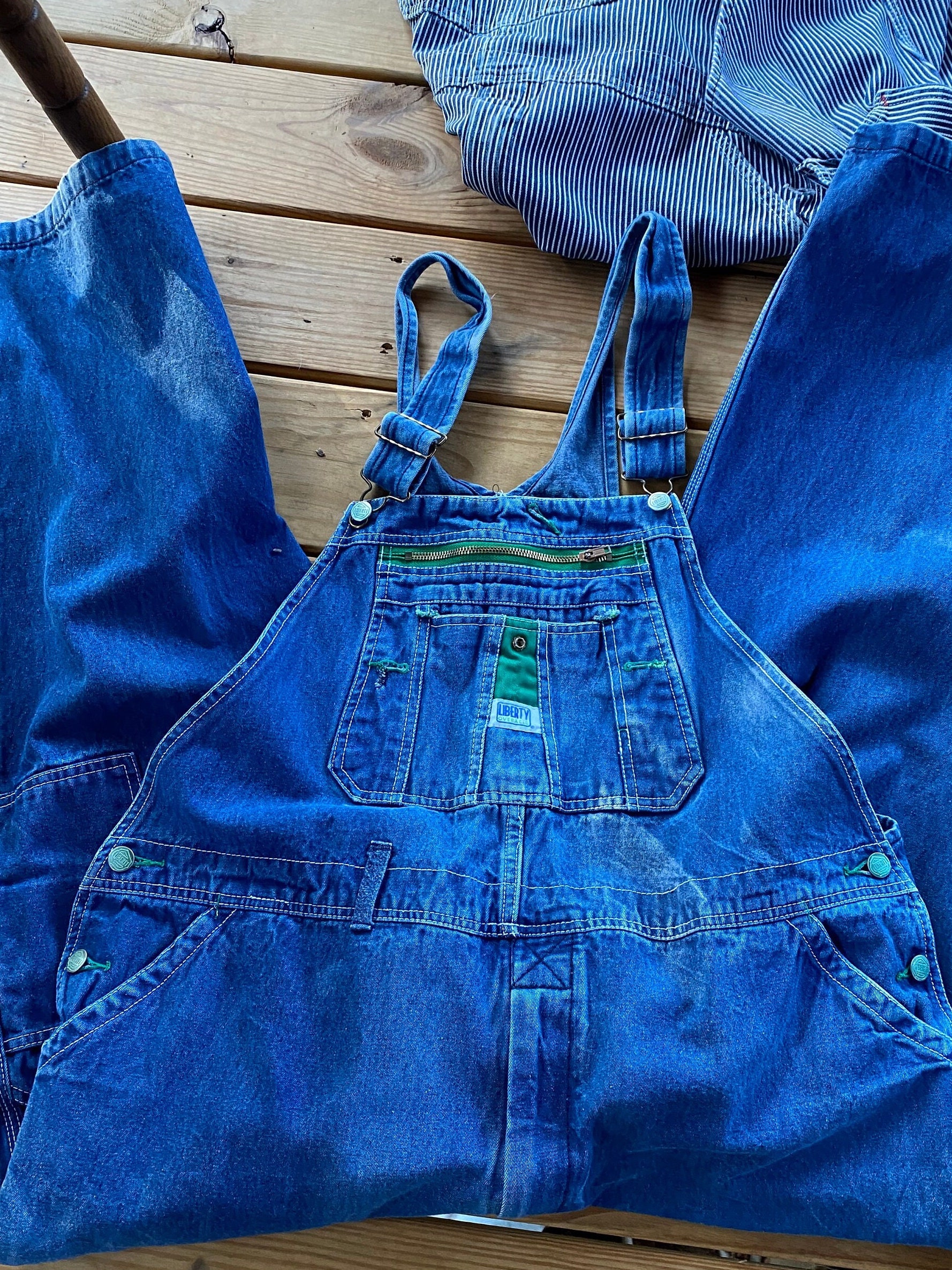 Simple n cute vintage dungarees by the brand Liberty - Depop