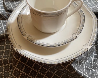 Royal Doulton Newport Cup, Saucer and Salad Plate LS1083 Royal Doulton Newport Cup, Saucer and Salad Plate LS1083