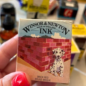 Vintage Drawing Ink 19 Glass Bottles  Paper Cartons Pelikan Carters Windsor & Newton Higgins Grumbacker Wide Range of Colors