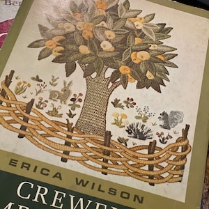 Crewel Embroidery Needlepoint book Erica Wilson 1962