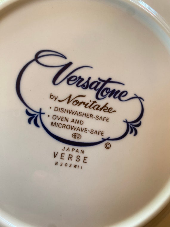 Versatone by Noritake Salad Plate B303WII Pink and Gold Florals