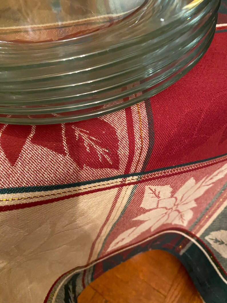 Clear Glass Dinner Plates Set of 10 Party Plates Holiday Etsy