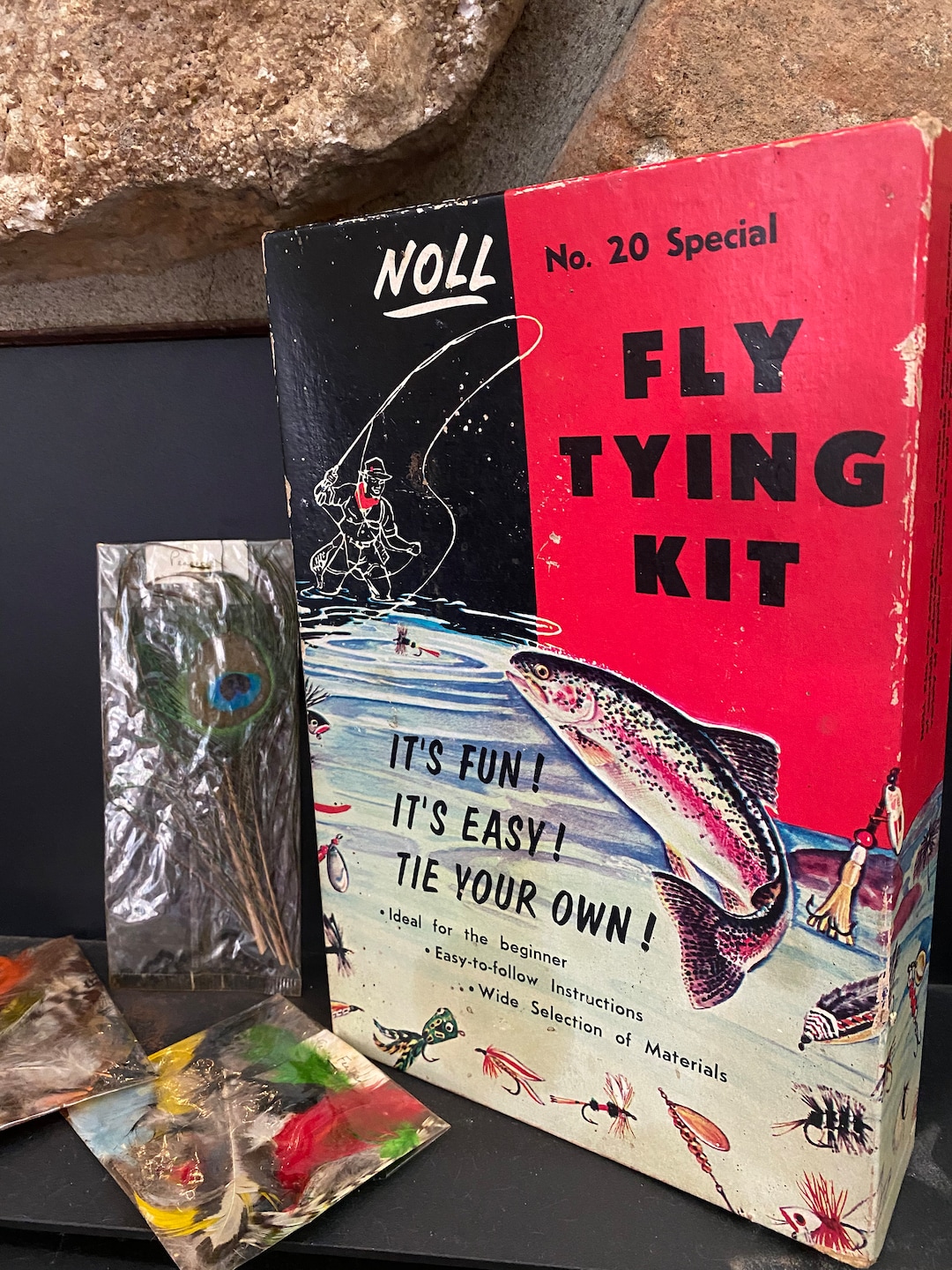 NOLL FLY TYING KIT fly fishing lure kit NO. 20 Special PENNSYLVANIA from  1961