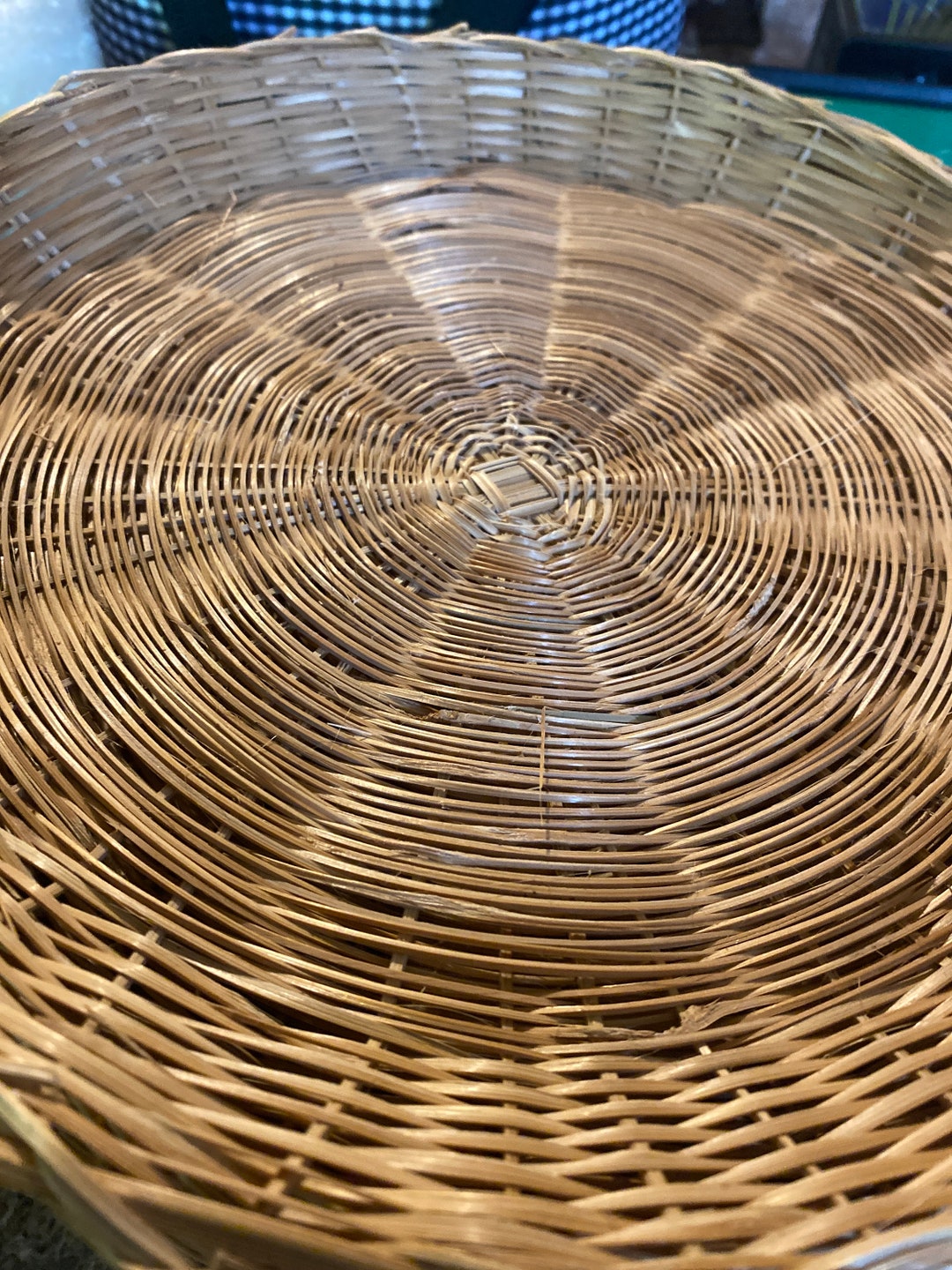 Wicker Plate Holders Set of 6 Outdoor Dining Nostalgic Etsy Canada