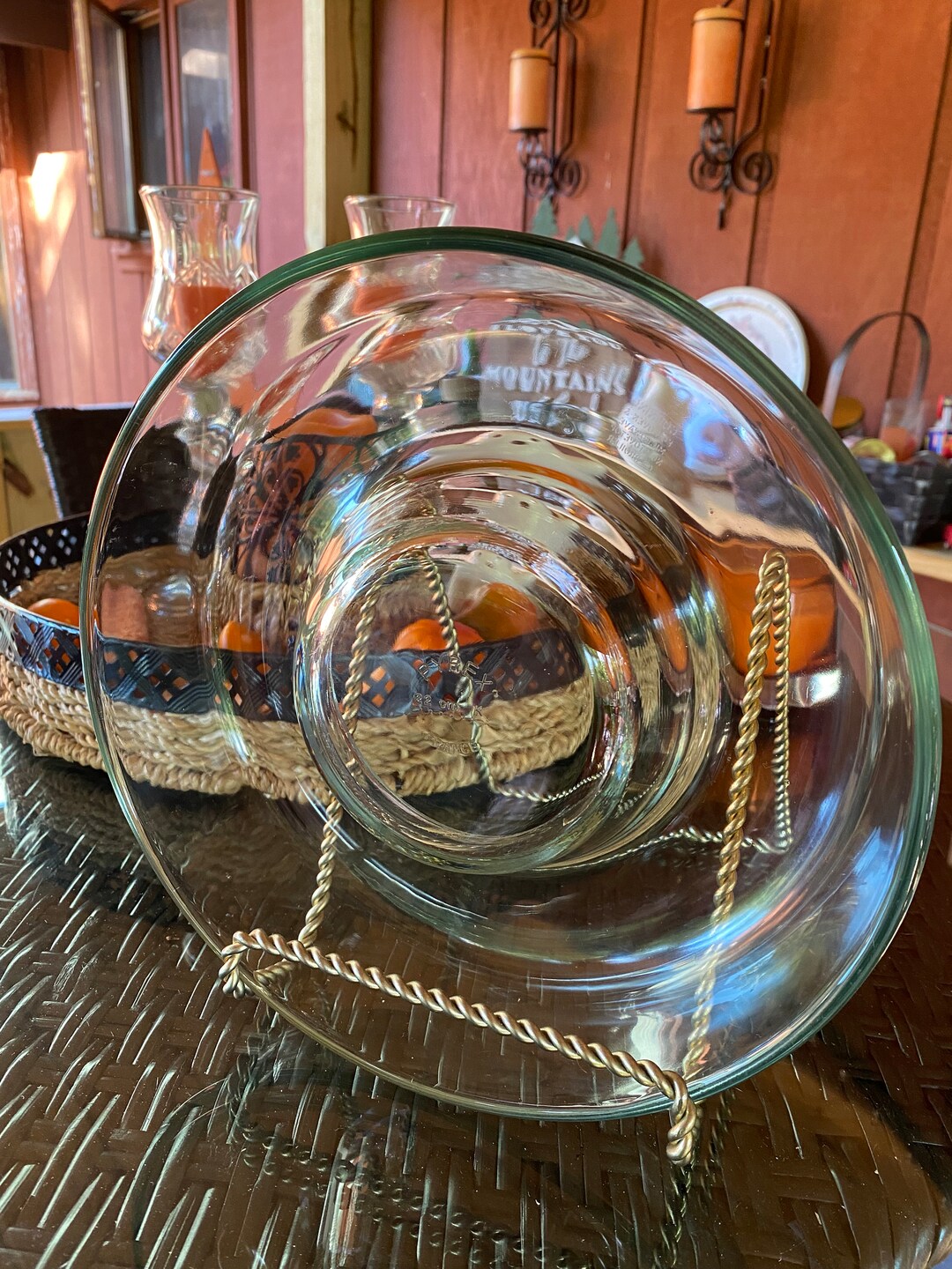 Pyrex France Clear Glass Patisserie Baking Dish 22 Cm Vintage Corning ...