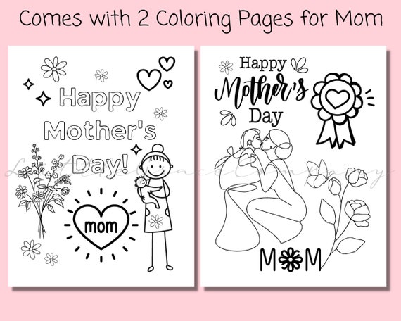 All About My Mom | Mother's Day Coloring Pages | Kids Activity for