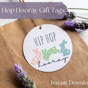 Easter Basket Tags | Easter Bunny Cookie Tag | Easter Treat Tag | Easter Basket Printable | Easter Gift Tag Sticker | Instant Download