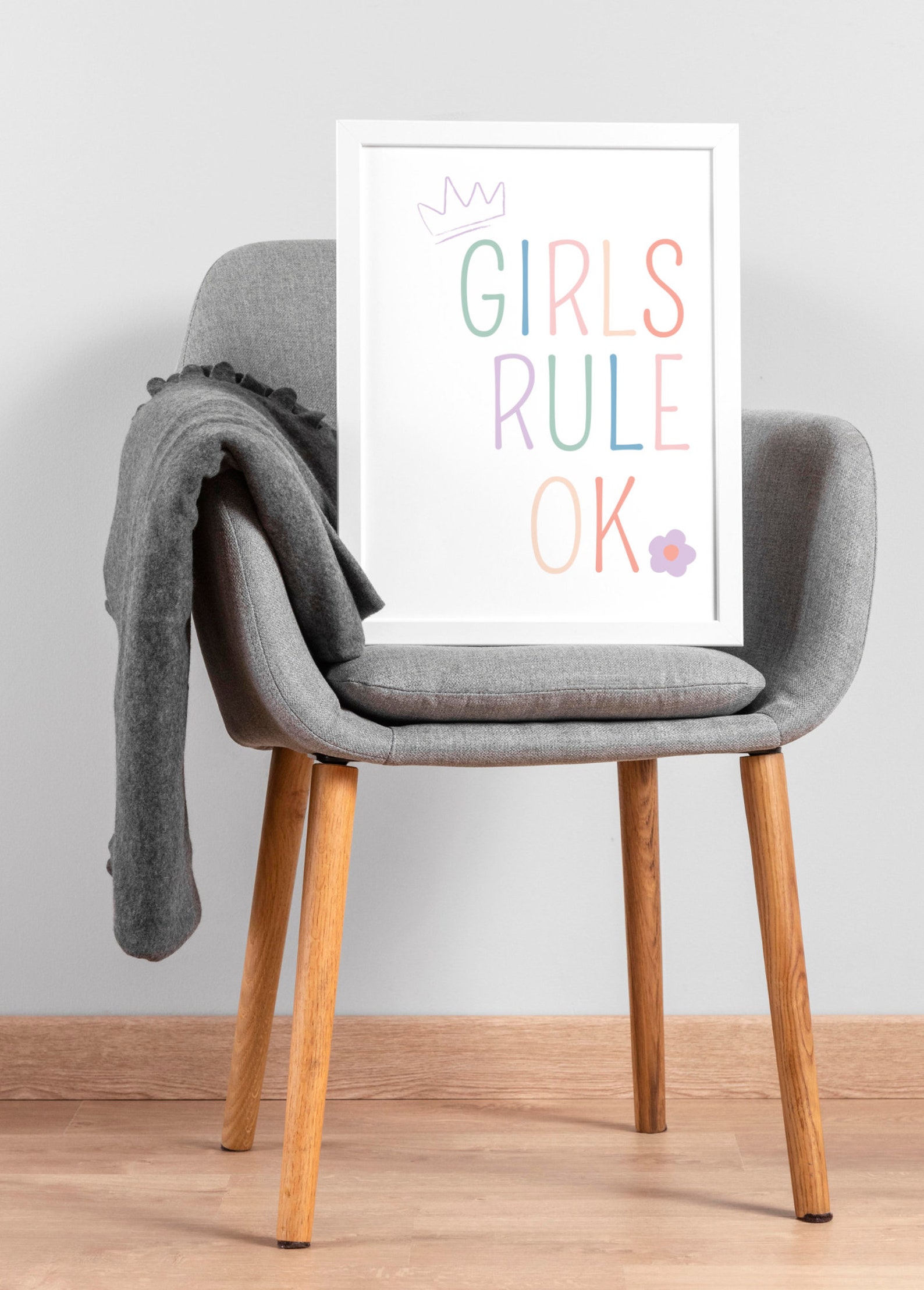 Girly Wall Art Toddler Room Decor Blush Pink Wall Art Etsy