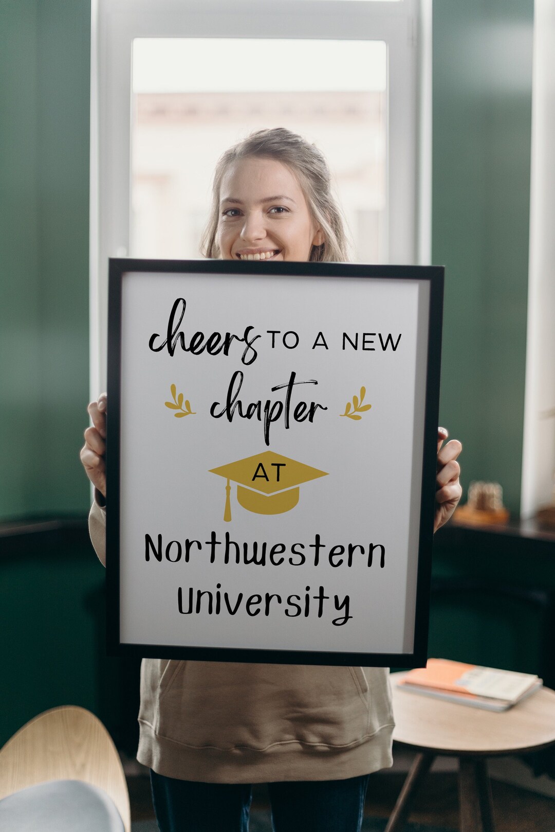 Graduation Printable Sign |graduation University Sign |my Next Chapter ...