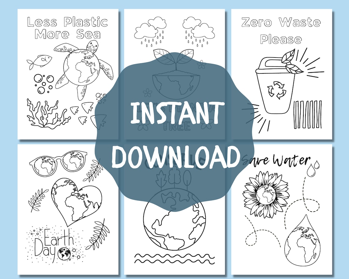 Earth Day Printables Earth Day Kids Printables Earth Day - Etsy