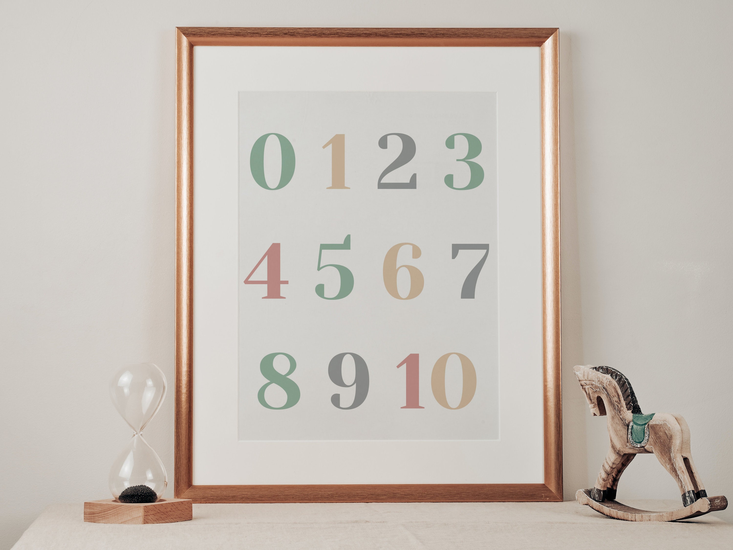 classroom art numbers wall art educational print numbers etsy