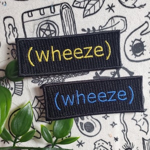 Buzzfeed unsolved wheeze ghoul boys iron on sew on patches