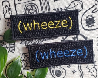 Buzzfeed unsolved wheeze ghoul boys iron on sew on patches