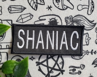 Shaniac iron on sew on patch