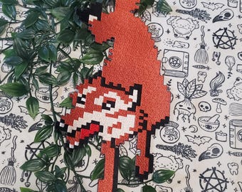 Toppa a forma di volpe per la schiena, ispirata al progetto Hail Mary, cosplay, toppa ricamata a forma di volpe