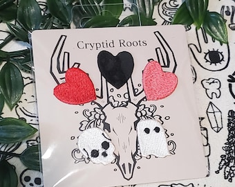 Love After Death - mini embroidered patches set.