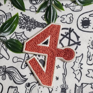 Embroidered patch iron on, sew on