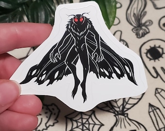 Mottenmann Aufkleber, Cryptid Aufkleber