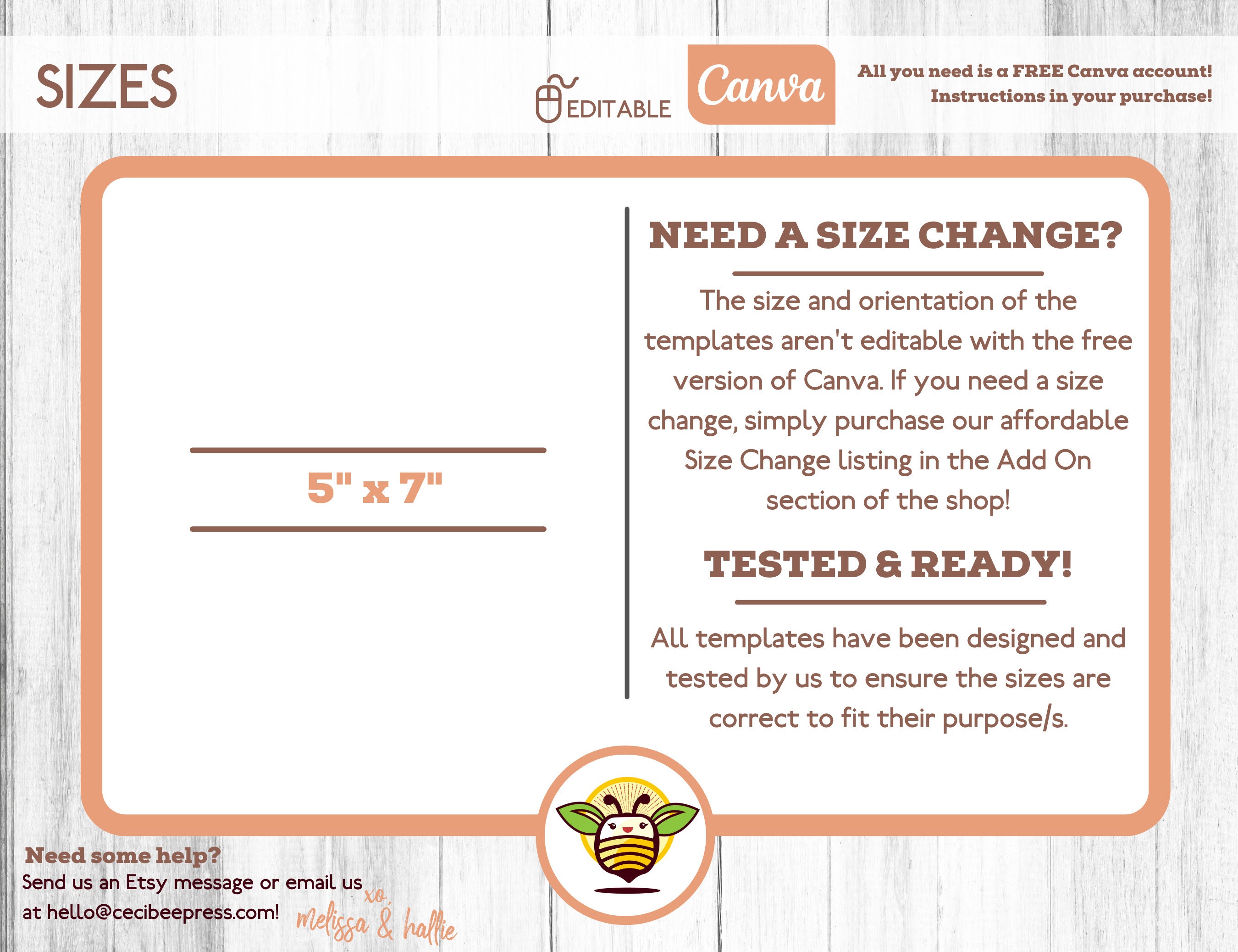 Editable 7 X 5 QR Code Postcard Template, QR Code Card Template, Qr ...