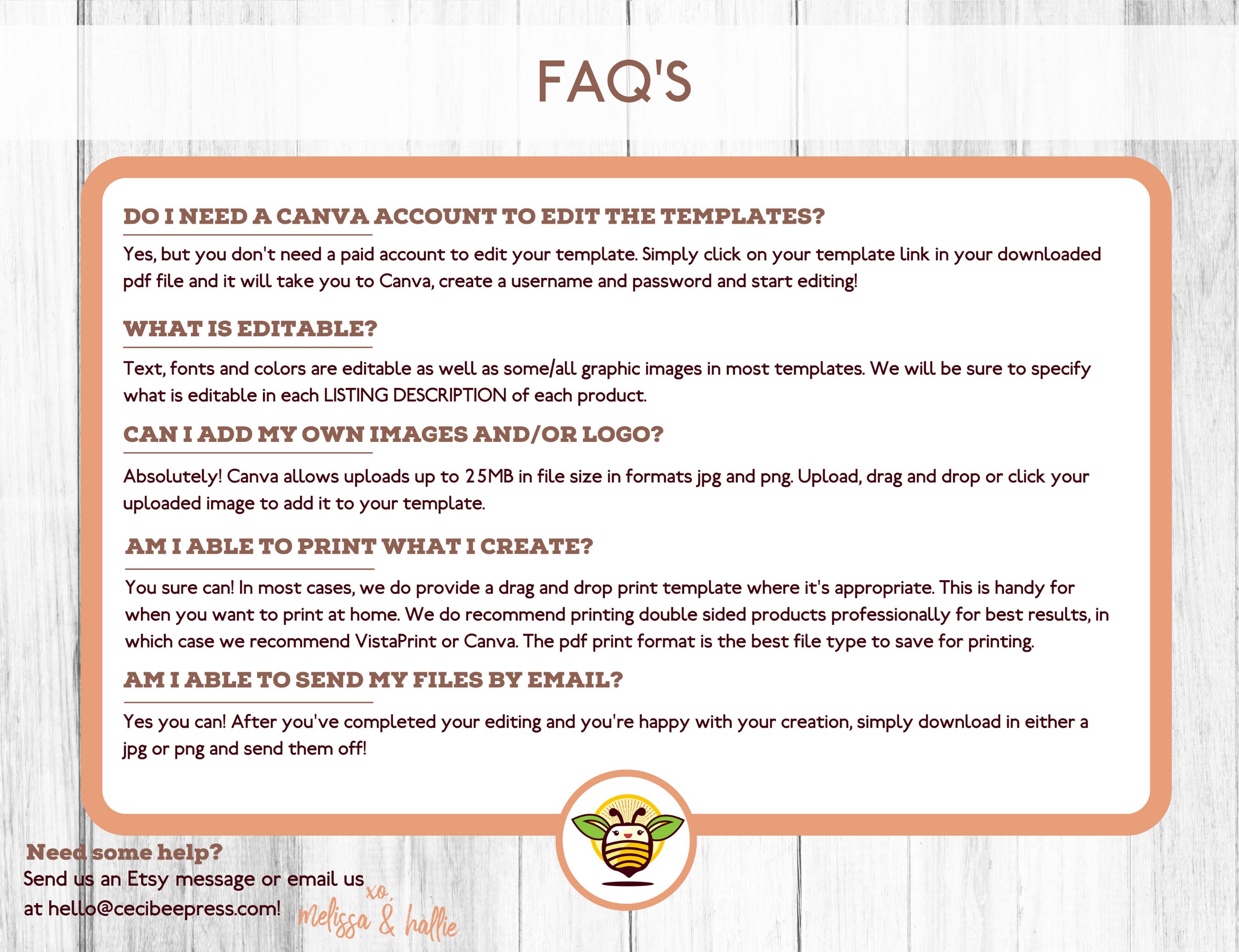 Editable Snap &amp; Share Cards, TWO Designs, Canva Template, Instant ...