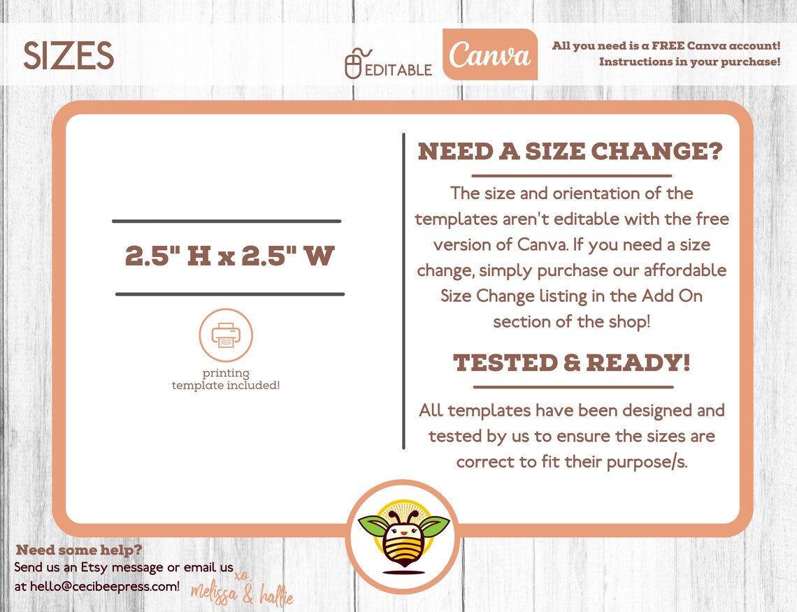 Editable Snap &amp; Share Cards, TWO Designs, Canva Template, Instant ...