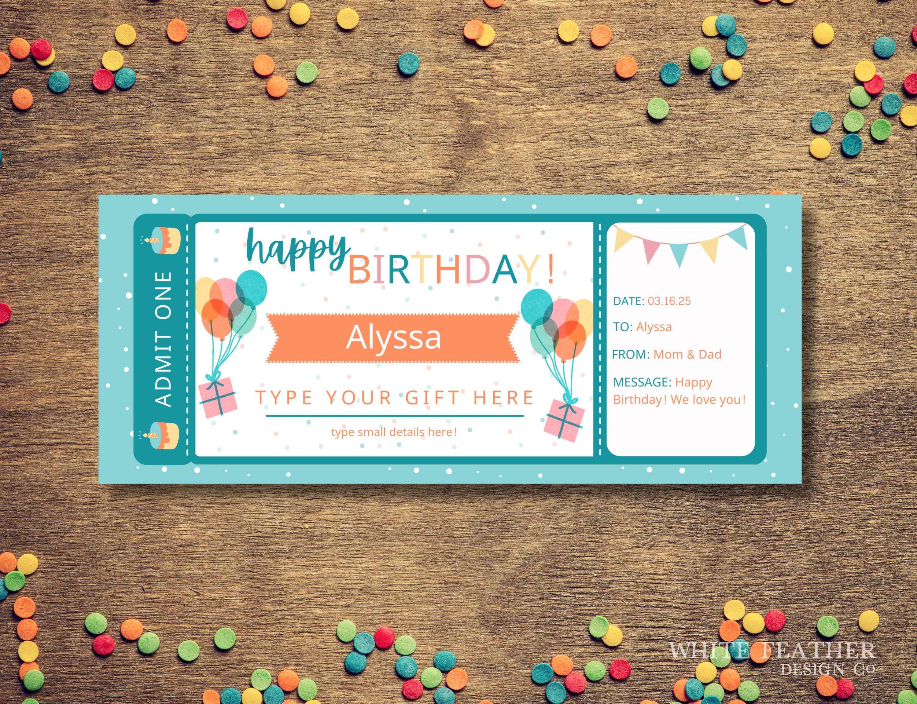 Customizable Golden Ticket - Etsy